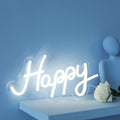 Customizable Neon Sign - "Happy"