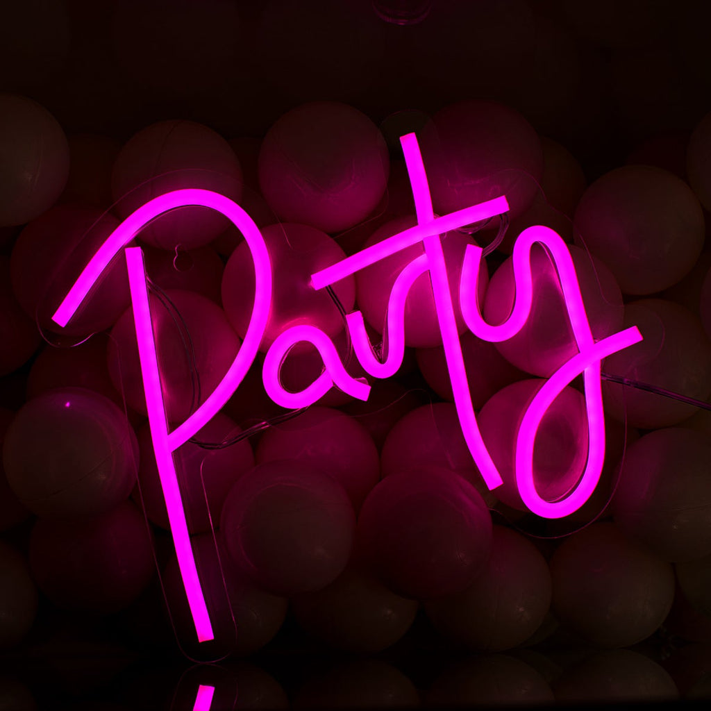 Customizable Neon Sign - "party"