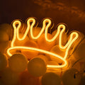 Customizable Pink Neon Sign - "Royal Crown"